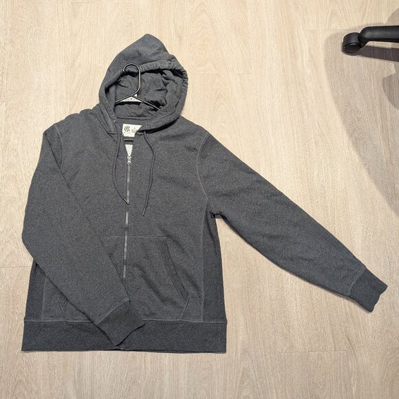 Champion Dark Gray Women's Zip Up Hoodie pouch pocket - Picture 1 of 2